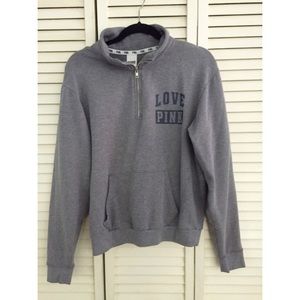VS Pink half zip