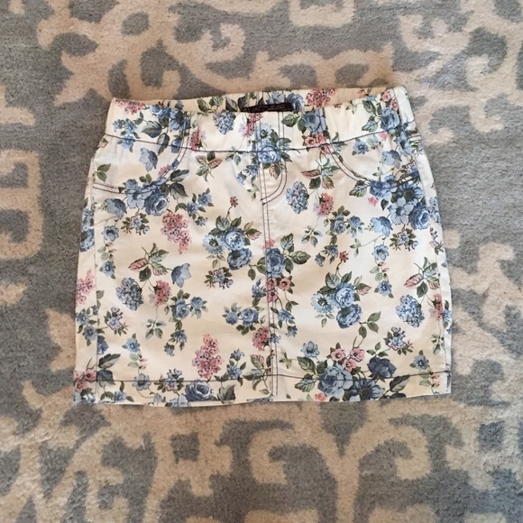 Floral Mini Skirt