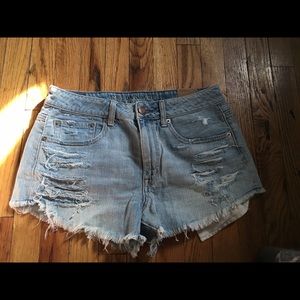 American Eagle Hi-Rise Festival shorts