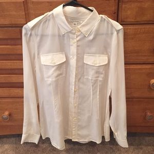 Silk Banana Republic Camp Shirt