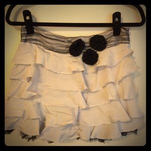 Black and white skirt