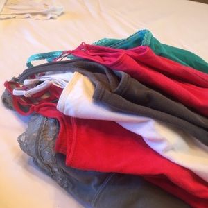 (6) size Large Cami Tanks in various styles