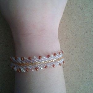 Hand beaded bracelet