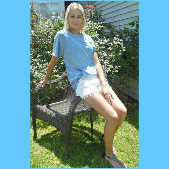 Kangaroo Pocket Sky Blue Hoodie