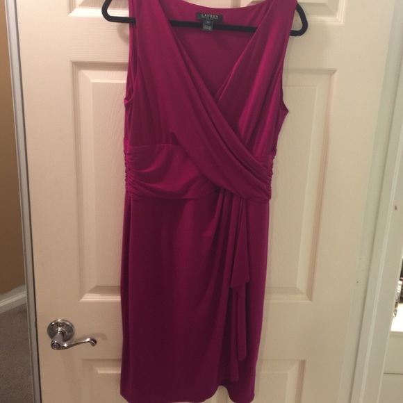 Fuchsia Ralph Lauren Dress - Picture 1 of 3