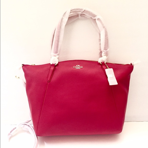 NWT Coach Large Kelsey Red $395
