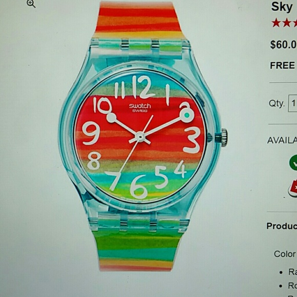 Unisex swatch watch