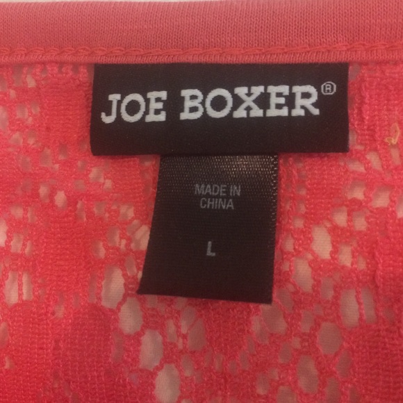Joe Boxer Red Lace Shirt - Picture 2 of 2