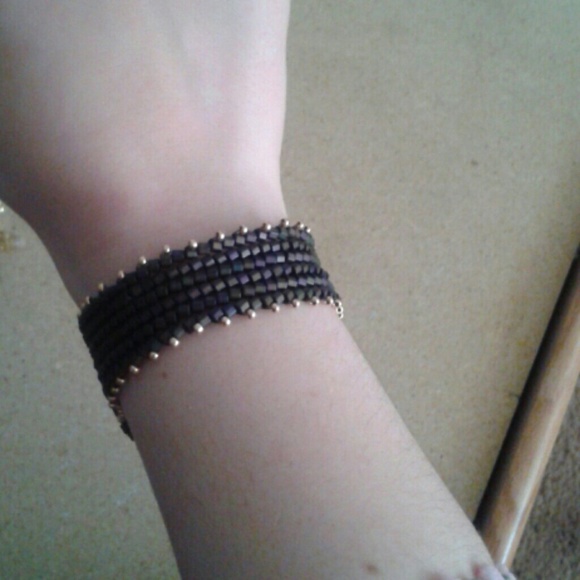 Hand beaded bracelet