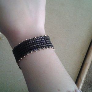 Hand beaded bracelet