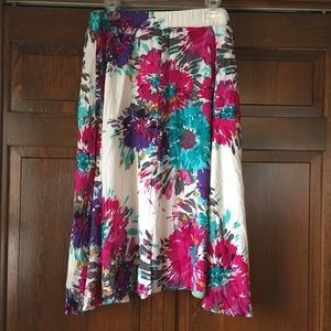 Old Navy Floral Midi Skirt