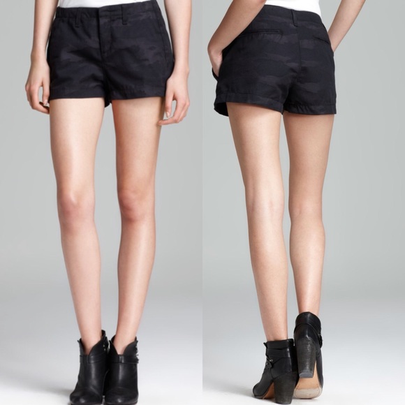 rag and bone black shorts