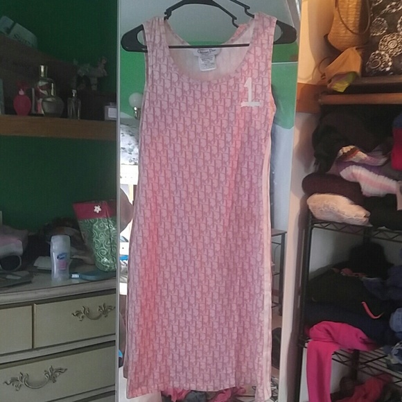 dior monogram dress