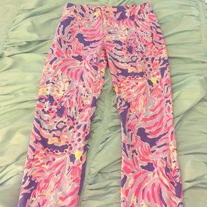 BNWOT Lilly Pulitzer Kelly Pant in Shrimply Chic