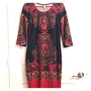 Moroccan Print Dress