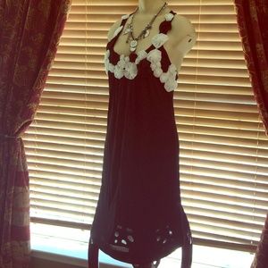 Romeo & Juliet Couture little black beach dress