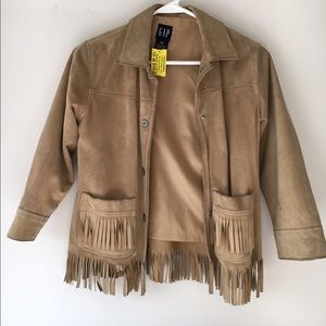 Vintage Gap Suede Crop Jacket