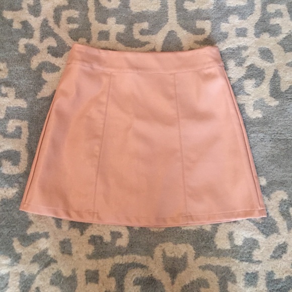 Pale Pink Mini Skirt