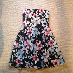 Express strapless dress