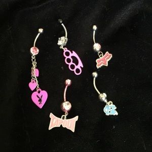Belly button ring bundle