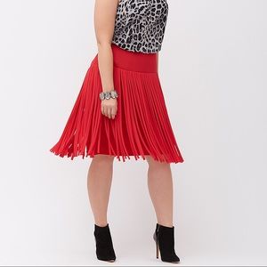 Lane Bryant red car wash skirt