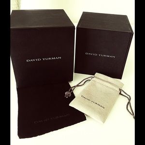 David Yurman Box w/Polishing Cloth & Suede Pouch