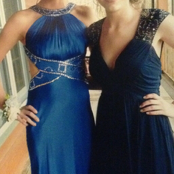 Royal blue prom dress - Picture 3 of 3