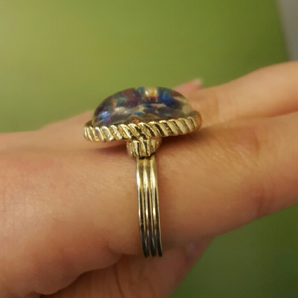 Multicolor gem ring - Picture 3 of 4