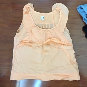 Anthropologie Edme & Esyllte Pink Peach Top