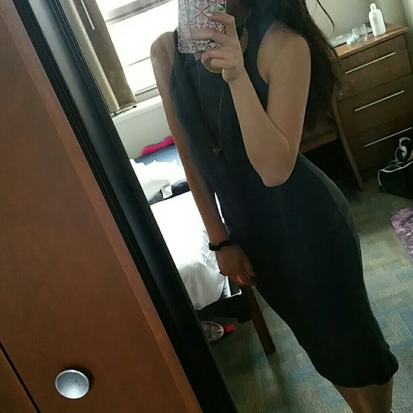 Dark Gray Tank Midi Dress