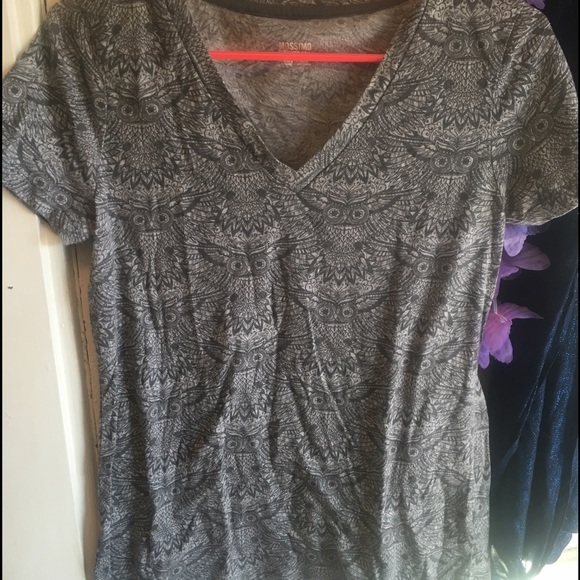 Owl Print T-Shirt