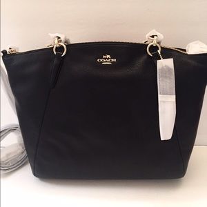 NWT COACH KELSEY F36591 BLACK $395