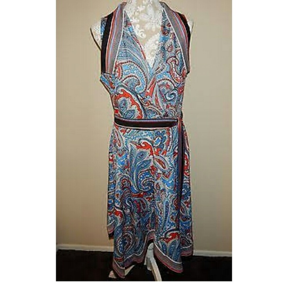 New York and Company Paisley Dress