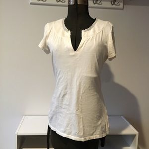 Cream Banana Republic Sequence T-Shirt Medium