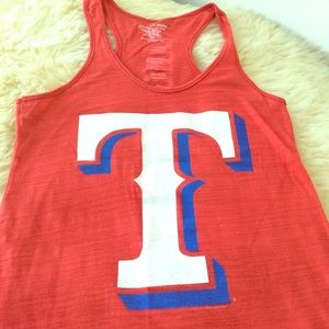 Red Texas Rangers Tank Top