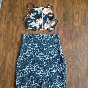 Urban Outfitters Skirts - Black lace mini skirt Urban Outfitters Skirts - Black lace mini skirt