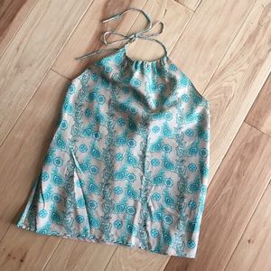 Gap silk halter top