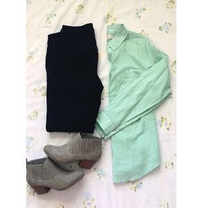 NWOT Loft Cotton Voile Softened Shirt