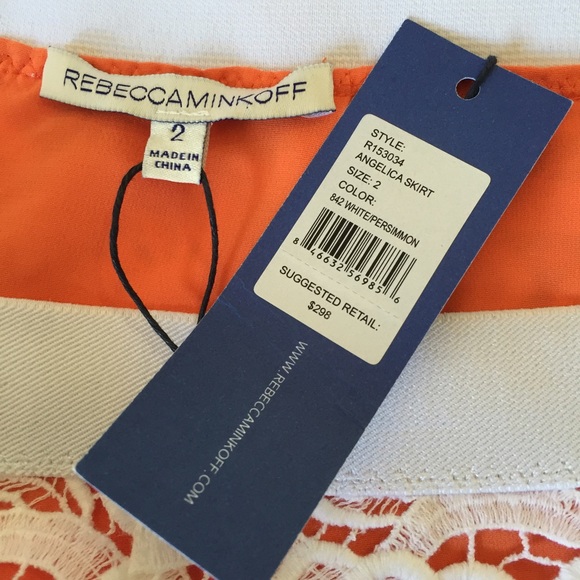 ❌SOLD❌NWT Rebecca Minkoff lace pencil skirt - Picture 4 of 4