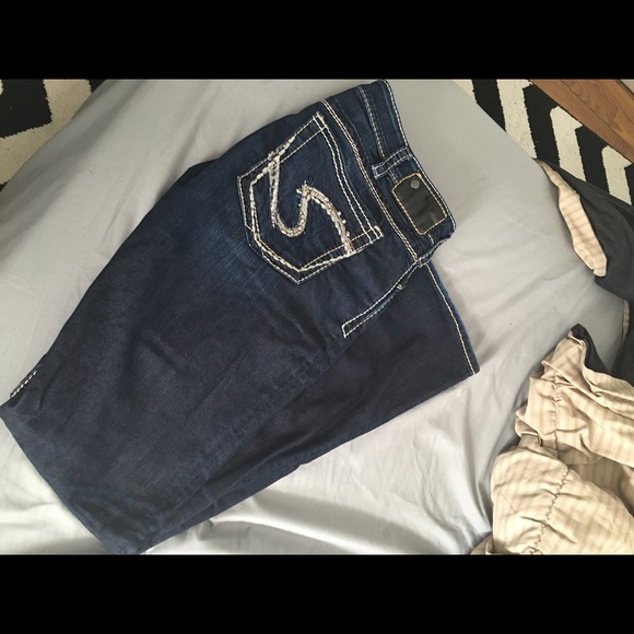 Silver jeans