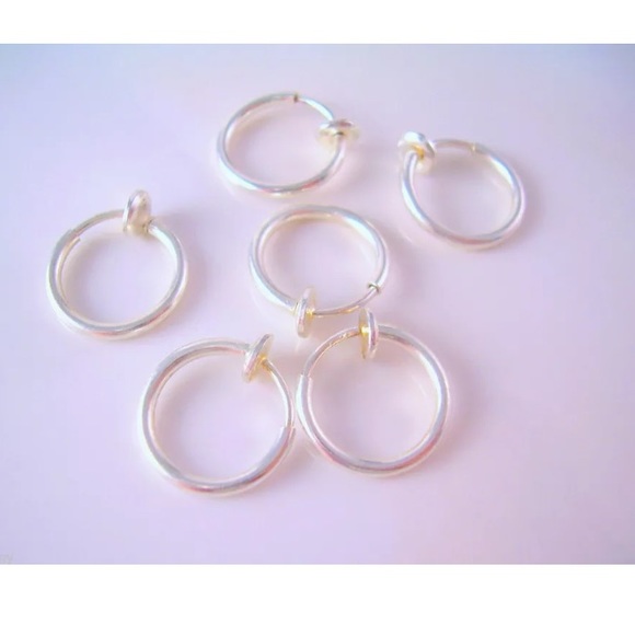 Nose Ear lip fake piercing