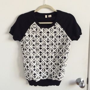 MOTH Anthropologie Gingham Sweater