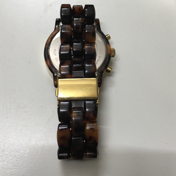 Michael Kors Oversized Tortoise Watch main image 4