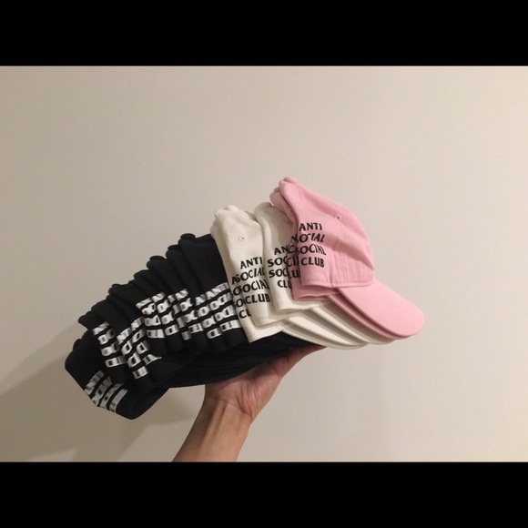 Anti Social Social Club White Weird Cap 65🅿️🅿️