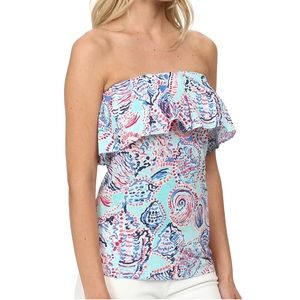 Lilly Pulitzer Wiley Tube Top, size M