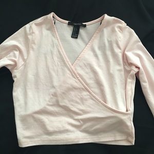 V-neck Crop Top
