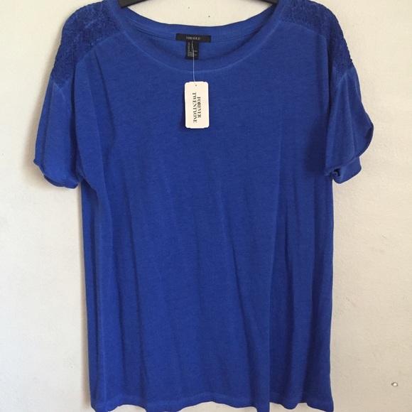 Blue Knit Top (Forever 21)