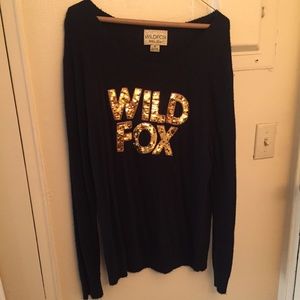 Oversized Wildfox Sequin Sweater