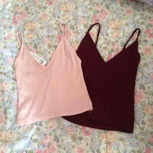 ❌SOLD❌NEW Bundle of 2 Brandy Melville Joanne Tanks