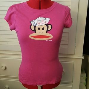 Pink Paul Frank Sailor Julius t shirt